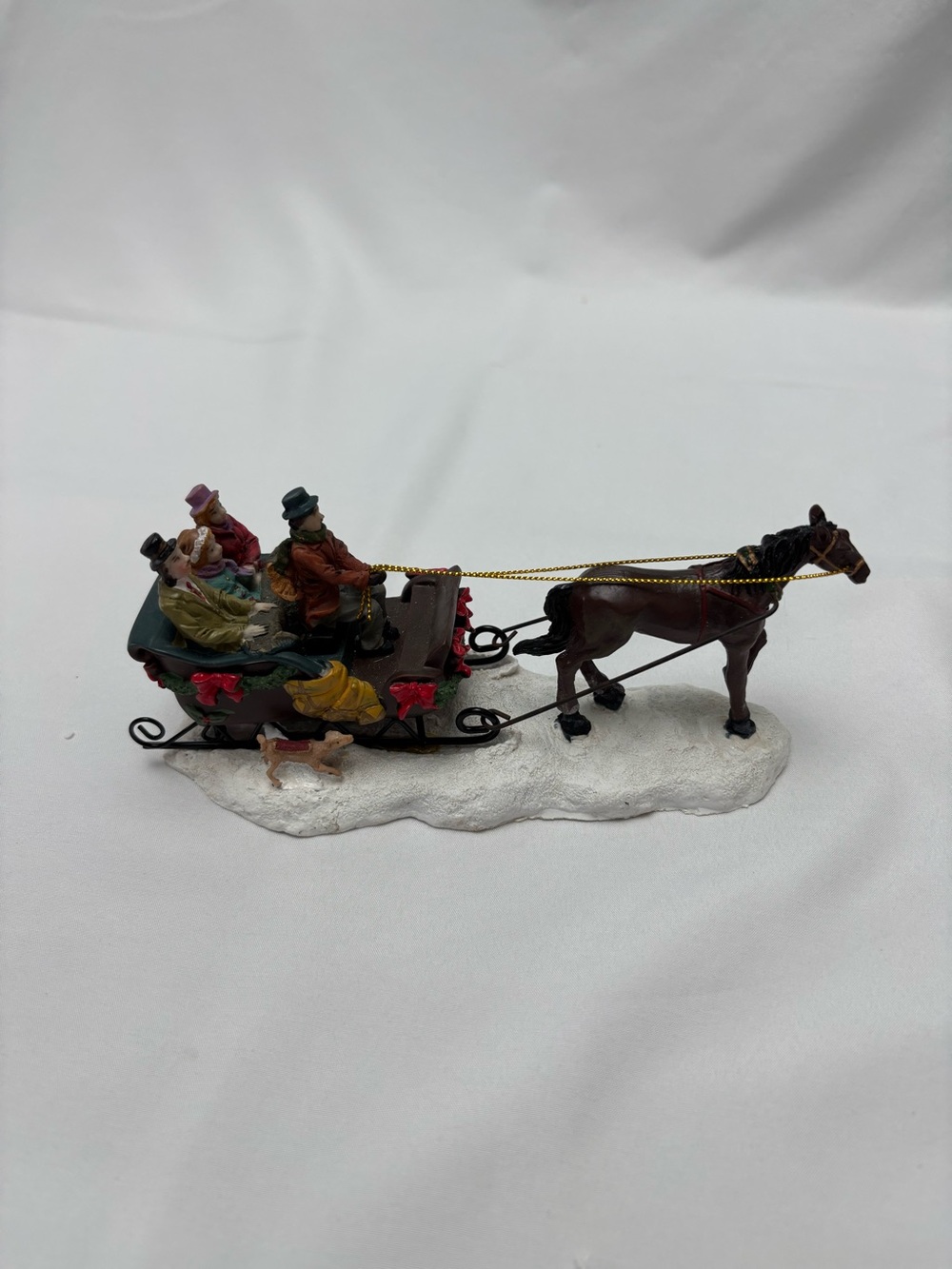 St. Nicholas Square Sleigh Ride Holiday Christmas Figurine